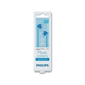 PHILIPS Music Colors Blue In-Ear Headphones Model SHE3582 NEW